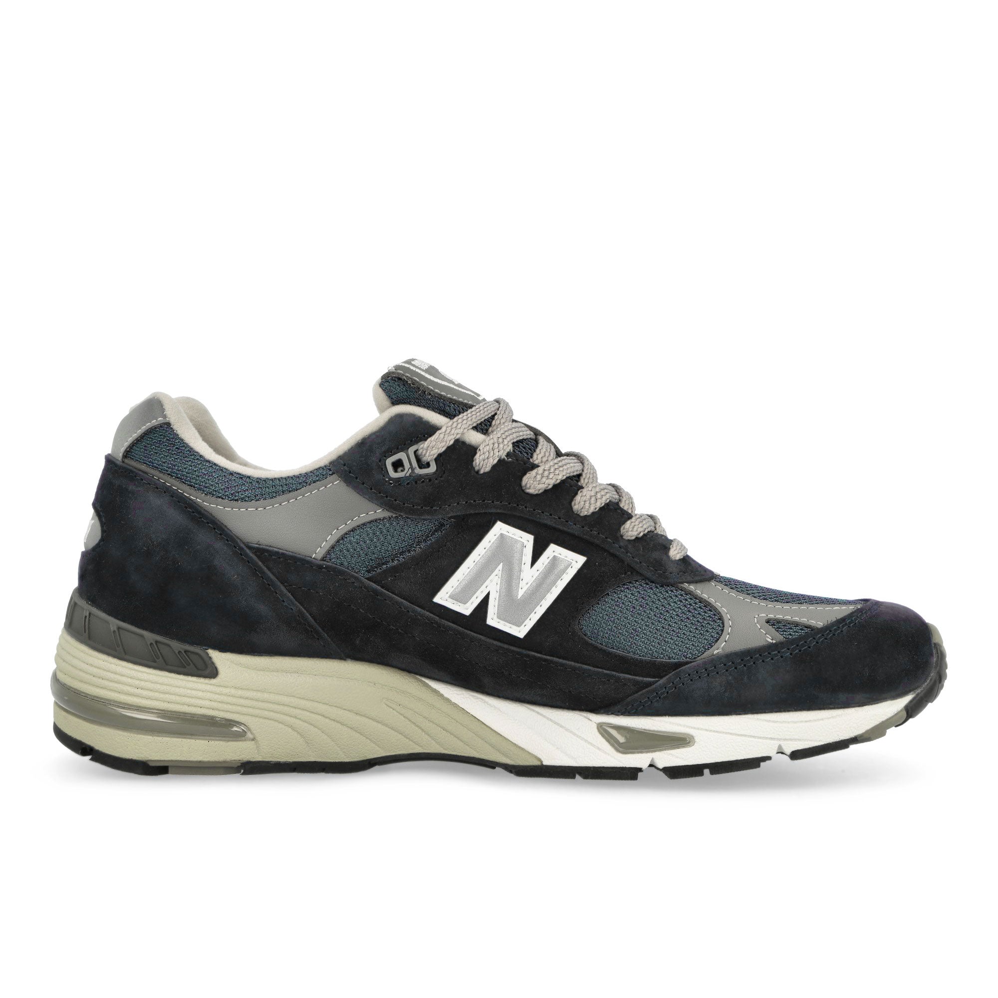 New Balance M991NV Navy Low Top Sneakers  Silhouette | Overkill