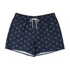 Lacoste Crocodile Print Swim Trunks Blue Marine Swimwear MH7188-00 QRN | Overkill