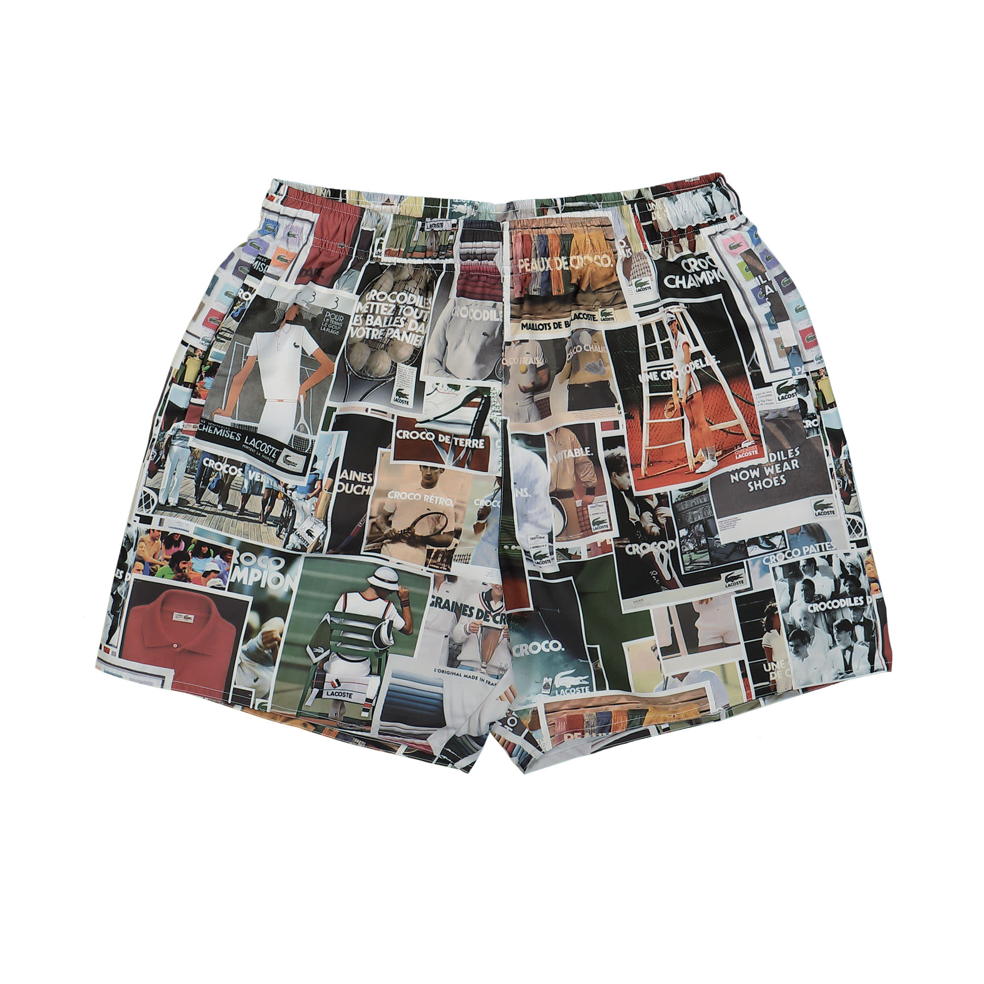 Lacoste 70's Print Swin Trunks Maroon Swimwear MH7216-00 C50 | Overkill