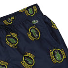 Lacoste Printed Swim Trunks Blue Marine Swimwear Detailfoto | Overkill