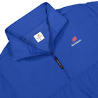 New Balance Made In USA QTR Zip Top Blue Windbreaker Close-up | Overkill
