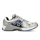 New Balance ML860XB White / Team Royal Low Top Sneakers  Silhouette | Overkill