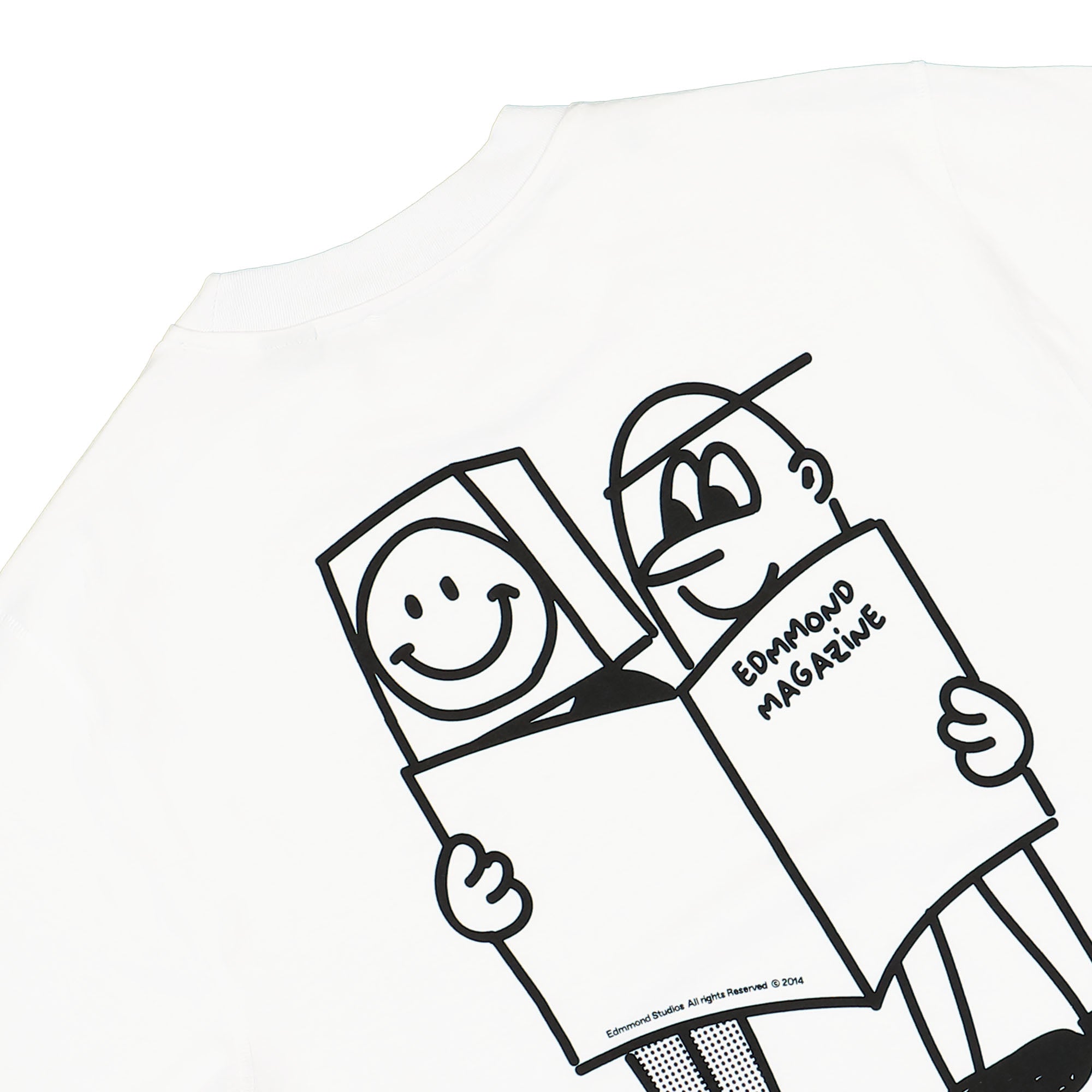 Edmmond Studios Moore T-Shirt White T-Shirts Detailfoto | Overkill