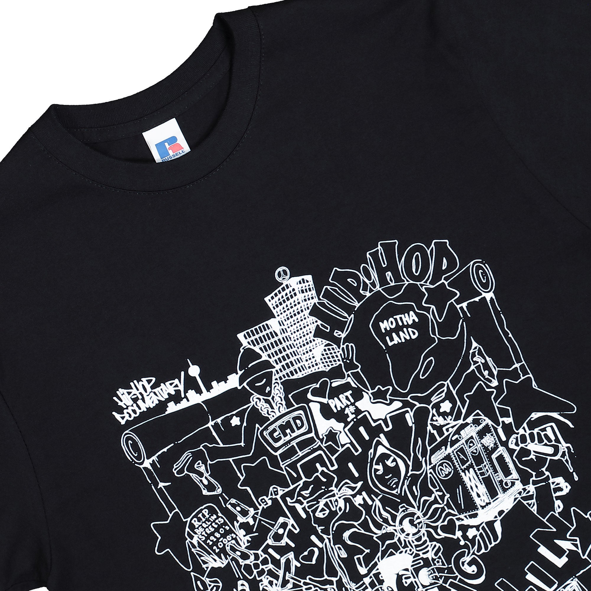 The Art Of Storytelling Mothaland T-Shirt Black T-Shirts MOTA-T1-BLK Detailfoto | Overkill
