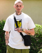 Lacoste Vertical Camera Bag Black Shoulder & Cross Body Bags Close-up | Overkill