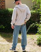 Carhartt WIP Aaron Pant Blue Stone Bleached Jeans Detailfoto | Overkill