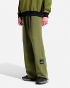 adidas Equipment Sweatpant Focus Olive Sweat & Track Pants JX1574 On Model Front View | Overkill

