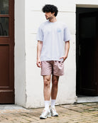 Edwin EMC Various T-Shirt White T-Shirts I035787.02.67.03 On Model Front View | Overkill