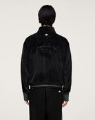 adidas ADI006 Track Top Black Track Jackets KC0317 On Model Back View | Overkill
