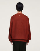 adidas ADI006 Sweater Wild Sepia Sweatshirts KC0327 On Model Back View | Overkill
