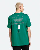 adidas Liverpool FC Icon Graphic Tee Sea Green T-Shirts JW4137 On Model Front View | Overkill