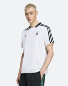 adidas Liverpool FC Icon Jersey White / Sea Green T-Shirts JW5466 On Model Front View | Overkill