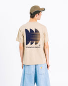 Edmmond Studios Edmmond Radio T-Shirt Plain Tan T-Shirts 325-30-10060 Model Detail 1 | Overkill

