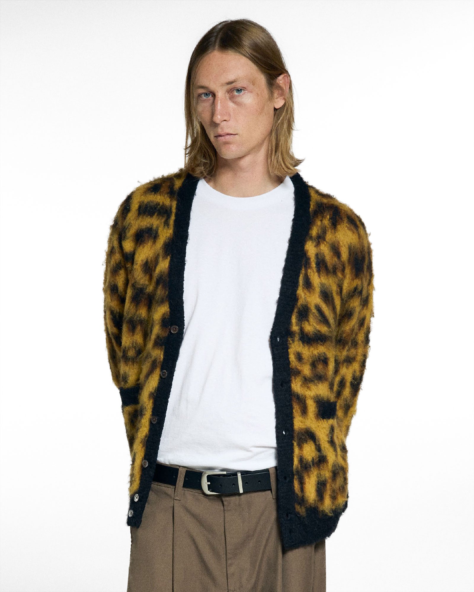 Obey Patron Cardigan 151010025 / Leopard | OVERKILL