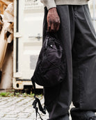 C.P. Company Nylon B Crossbody Backpack Black Shoulder & Cross Body Bags RCCMAC735A-005269G 999 Style Inspiration | Overkill