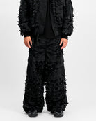 Alpha Industries ULCANS Nylon Pant Black Cargo Pants 758204-03 On Model Front View | Overkill