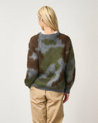 Gramicci Mohair Sweater Jungle Digi Camo Sweatshirts G5FU-J024-Jungle Digi Camo Model Detail 1 | Overkill
