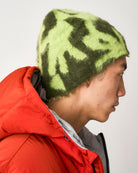 Gramicci Mohair Burly Runningman Beanie Chartreuse Beanies G5FA-151-Chartreuse Style Inspiration | Overkill
