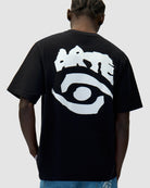 Arte Eye Print T-Shirt Black T-Shirts AW25-208T / Black Style Inspiration | Overkill
