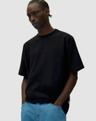 Arte Eye Print T-Shirt Black T-Shirts AW25-208T / Black Model Detail 1 | Overkill
