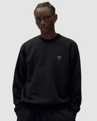 Arte Antwerp Heart Crewneck Black Sweatshirts AW25-110C On Model Front View | Overkill