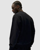 Arte Antwerp Heart Crewneck Black Sweatshirts AW25-110C On Model Back View | Overkill