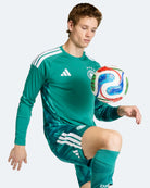 adidas DFB Germany Goalkeeper LS Home Jersey Active Green Longsleeves JM3716 Style Inspiration | Overkill
