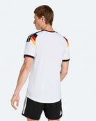 adidas DFB Germany Authentic Home Jersey White T-Shirts JN2066 On Model Back View | Overkill
