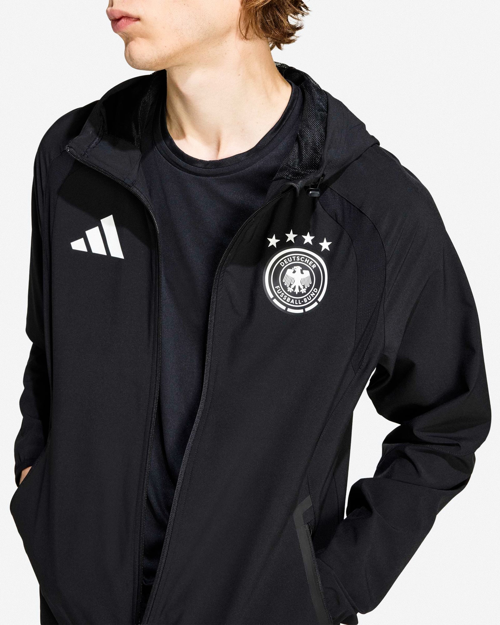 adidas DFB Germany Tiro Travel FZ Windbreaker JZ9326 | OVERKILL
