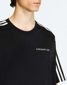 adidas Consortium T-Shirt Black T-Shirts KF1994 On Model Back View | Overkill
