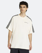adidas Consortium T-Shirt Chalk White T-Shirts KF1993 On Model Front View | Overkill
