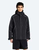 adidas Consortium Shell Jacket Black Jackets JZ0797 On Model Front View | Overkill
