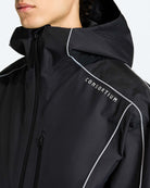 adidas Consortium Shell Jacket Black Jackets JZ0797 On Model Back View | Overkill
