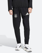 adidas DFB Germany Tiro Travel Pant Black Sweat & Track Pants JZ9327 On Model Front View | Overkill
