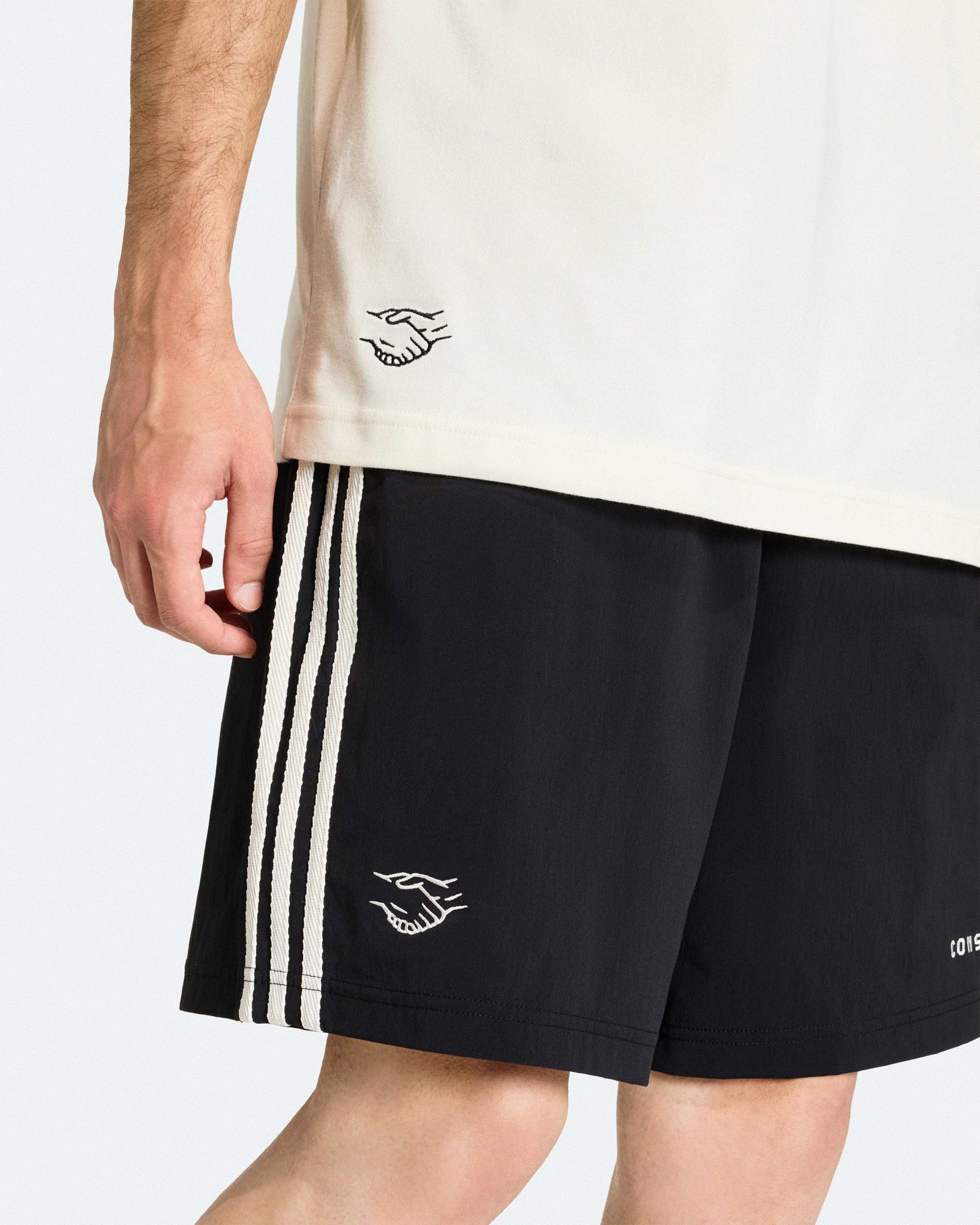 adidas Consortium Shorts Black Shorts JY8320 On Model Back View | Overkill
