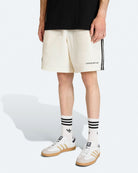 adidas Consortium Shorts Chalk White Shorts JY8355 On Model Front View | Overkill
