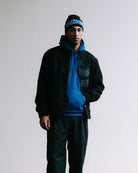 Parra Not Movie Quality Varsity Jacket Black Bomber & Varsity Jackets 54365 On Model Front View | Overkill
