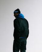 Parra Not Movie Quality Varsity Jacket Black Bomber & Varsity Jackets 54365 On Model Back View | Overkill
