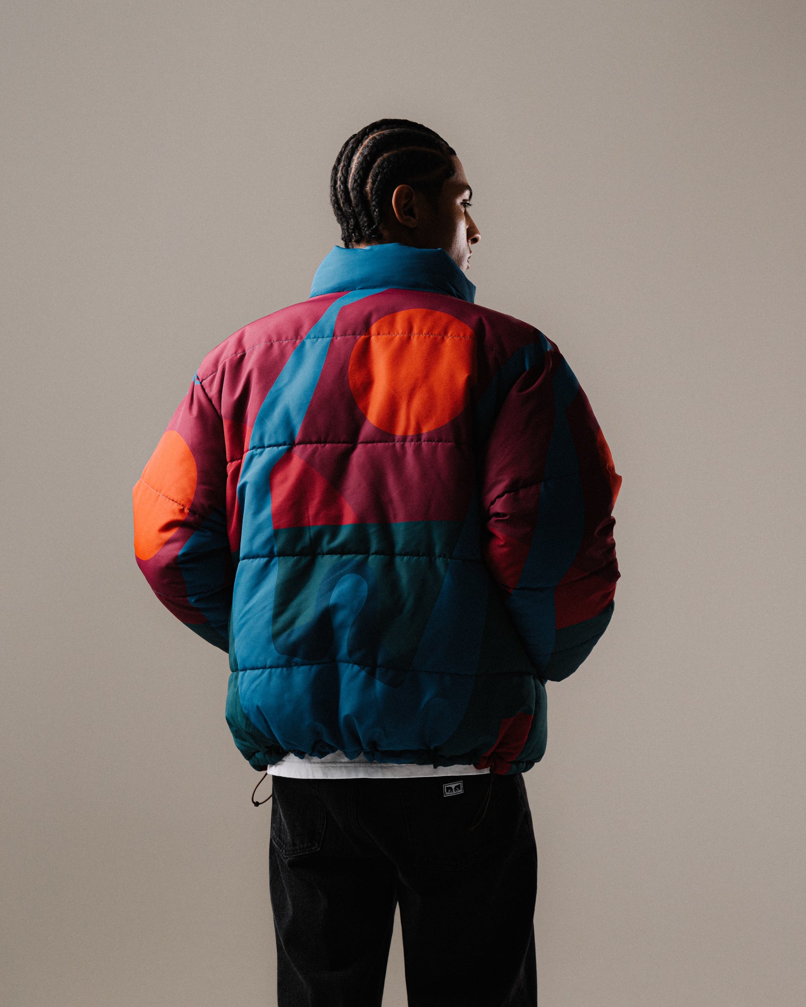 Parra Protect The Sun Reversible Puffer Jacket 54435 | OVERKILL Parra Protect The Sun Reversible Puffer Jacket 54435 | OVERKILL