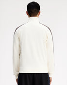 Fred Perry Contrast Tape Track Jacket Ecru / Burnt Tobacco Track Jackets J5557-42A Style Inspiration | Overkill

