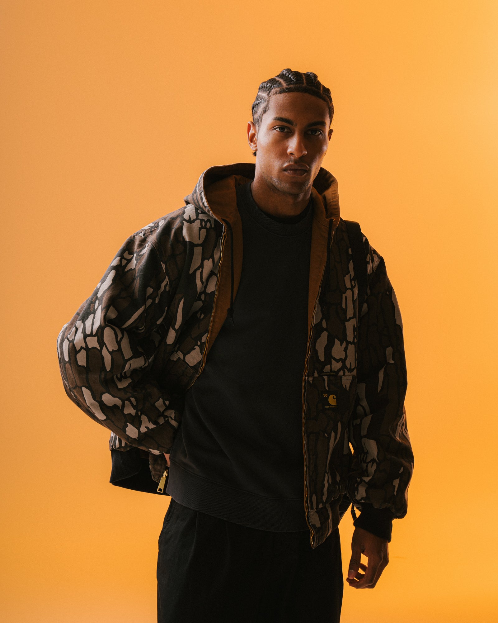 Carhartt WIP 50 Years Anniversary OG Active Jacket Canvas Hamilton Brown / Camo Trebark Jackets I036412.3GK.02.03 Style Inspiration | Overkill
