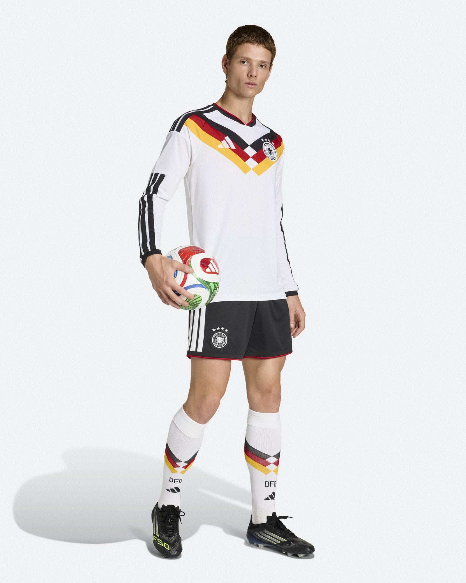 adidas DFB Germany LS Home Jersey White Longsleeves JM1380 Style Inspiration | Overkill
