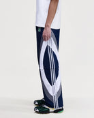 adidas Track Pant Collegiate Navy Sweat & Track Pants JY7975 On Model Back View | Overkill
