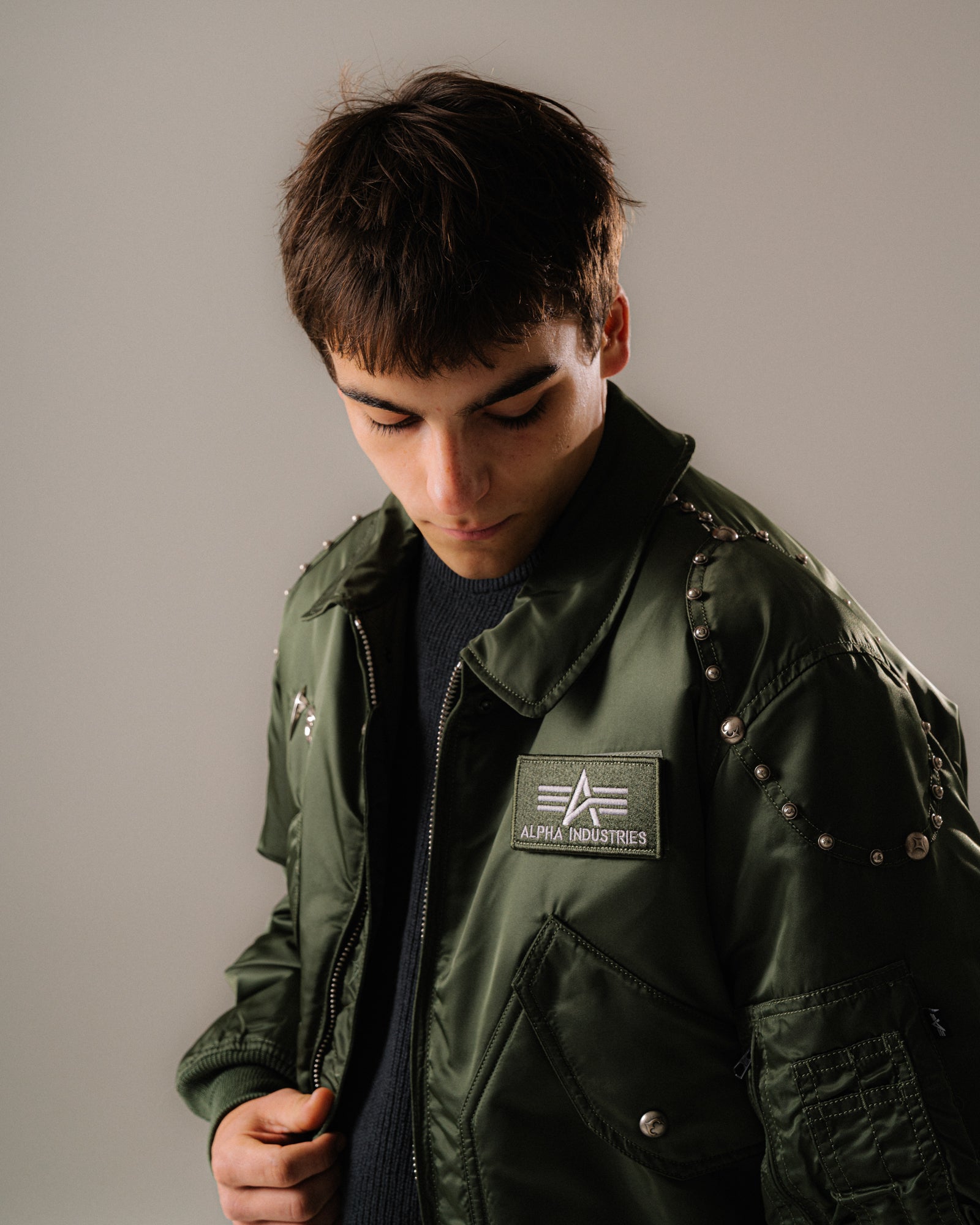 Alpha Industries CWU-45P Rivet Edition Sage Green Bomber & Varsity Jackets 258150-01 Style Inspiration | Overkill
