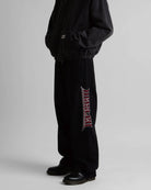 Wasted Paris Pusher Jogging Pant Black Sweat & Track Pants 175543 On Model Front View | Overkill
