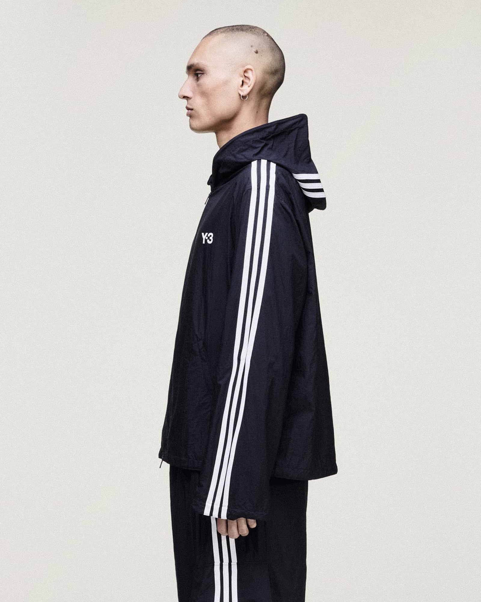 Y-3 Nylon Wired 3 Stripes Track Top KF1085 | OVERKILL