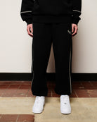 Born x Raised BXR Piped Sweatpants Black Sweat & Track Pants B2004PIPED-BLK On Model Front View | Overkill
