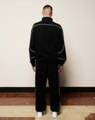 Born x Raised BXR Piped Sweatpants Black Sweat & Track Pants B2004PIPED-BLK Style Inspiration | Overkill
