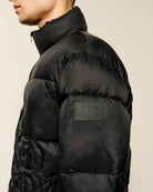 Born x Raised BXR Puffer Jacket Black Puffer Jackets B3030BXRPU-BLK On Model Back View | Overkill
