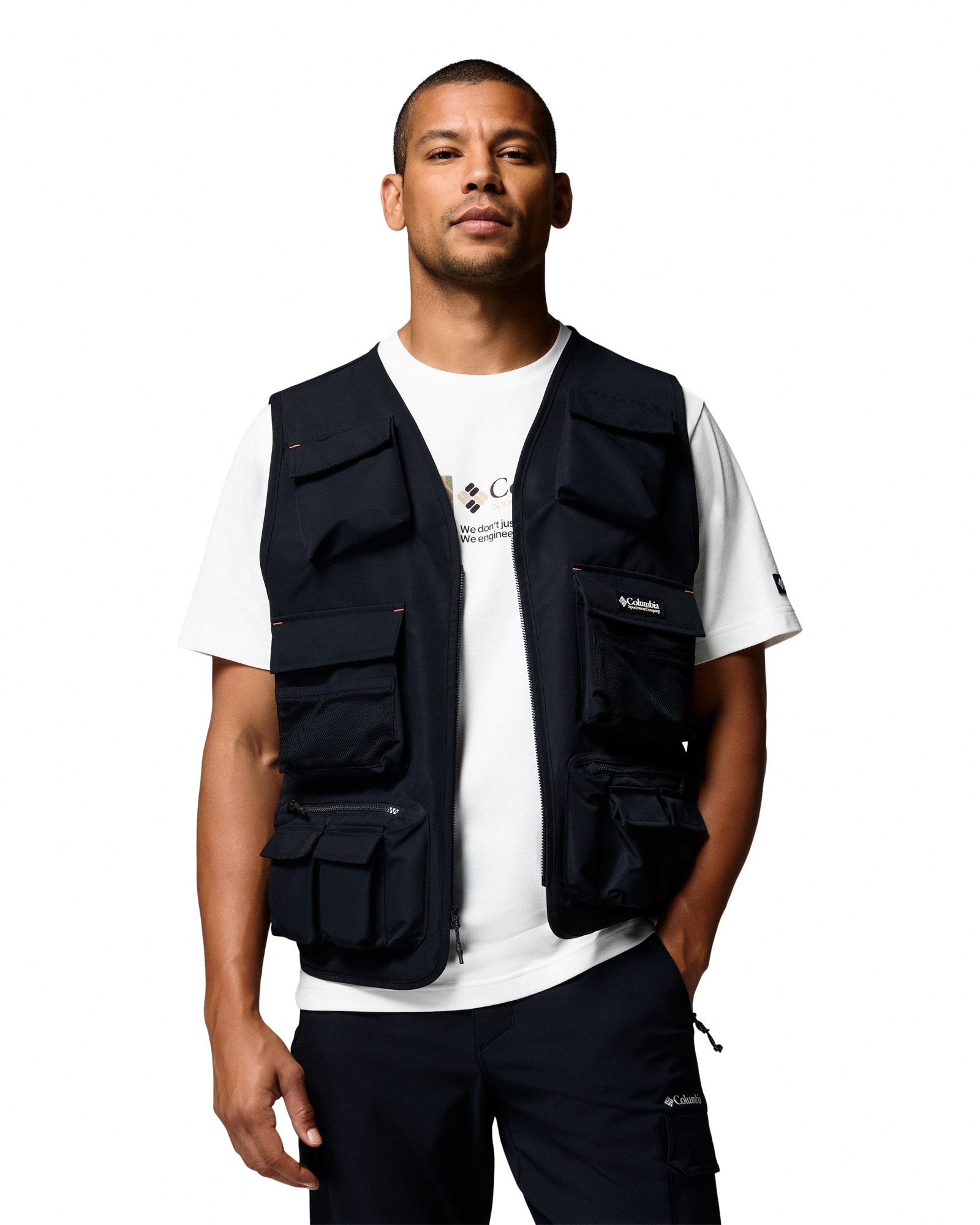 Columbia CSC1938™ Dually Mountain Jacket British Tan Duck Camo Puffer Jackets 2176841265 Model Detail 1 | Overkill
